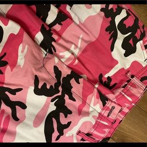 Rothco BDU camo cargo pants pink